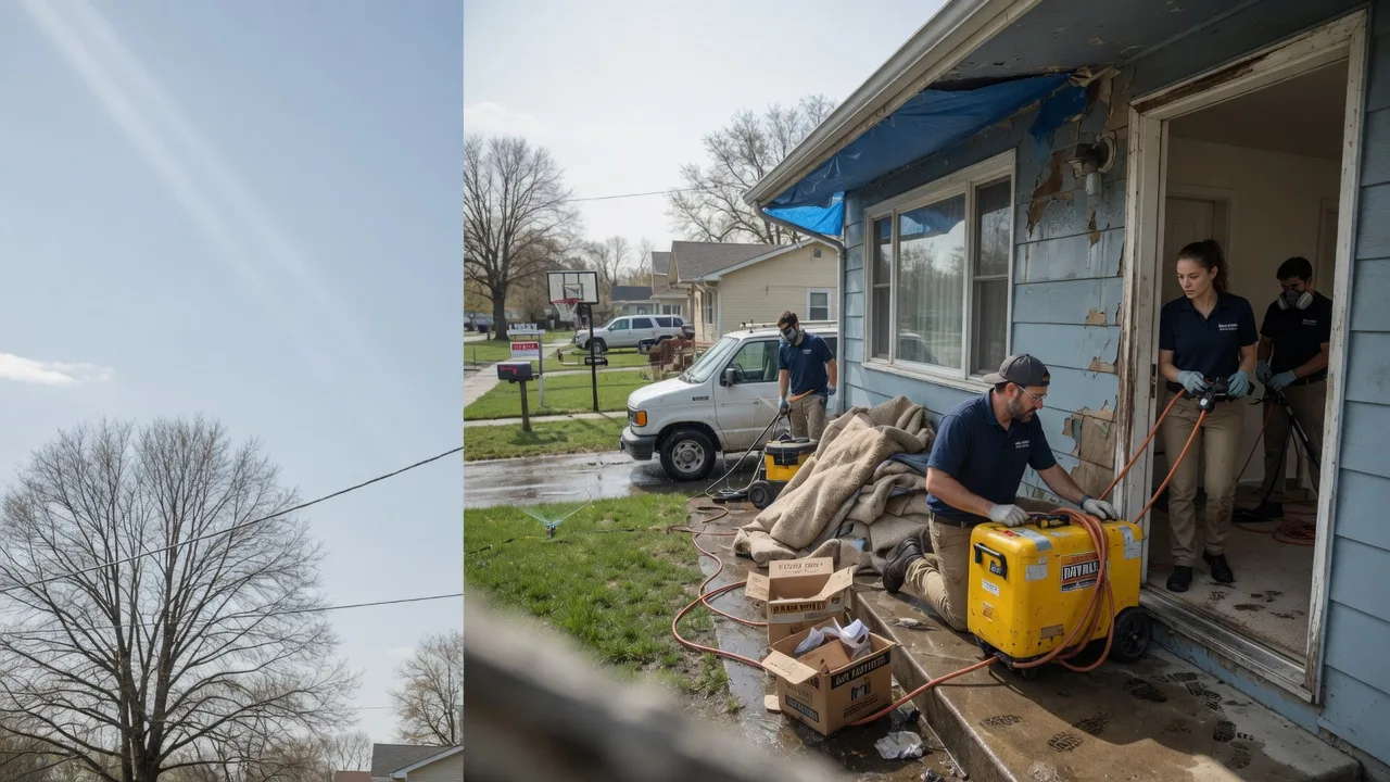 Basement Flood Cleanup in Bathgate, ND near me